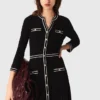 Robe midi en maille Robe midi en maille
