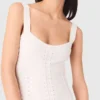 Robe midi en maille