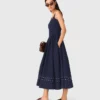 Robe midi évasée