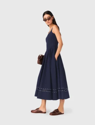 Robe midi évasée