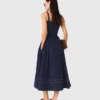 Robe midi évasée