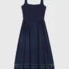Robe midi évasée