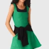 Robe patineuse en maille