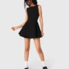 Robe patineuse à nœuds ornés de strass Robe patineuse à nœuds ornés de strass