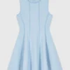 Robe patineuse à nœuds ornés de strass Robe patineuse à nœuds ornés de strass