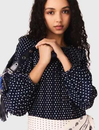 Robe plissée imprimé bandana