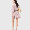 Robe plissée à motifs Robe plissée à motifs