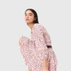 Robe plissée à motifs Robe plissée à motifs