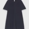 Robe trapèze en crêpe épais Robe trapèze en crêpe épais
