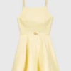 Robe évasée à bretelles