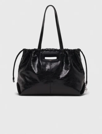 Sac fourre-tout M en cuir craquelé