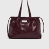 Sac fourre-tout M en cuir craquelé Sac fourre-tout M en cuir craquelé