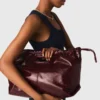Sac fourre-tout M en cuir craquelé Sac fourre-tout M en cuir craquelé