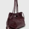 Sac fourre-tout M en cuir craquelé Sac fourre-tout M en cuir craquelé