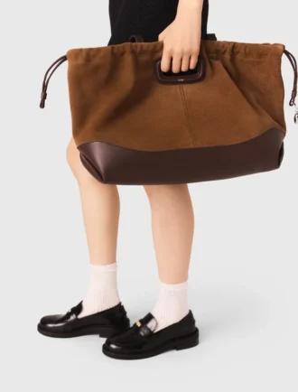 Sac fourre-tout Milpli en cuir et daim