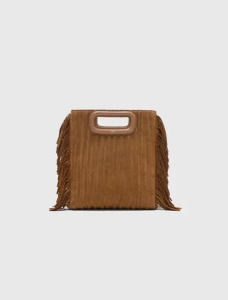 Sac M Bag en daim matelassé