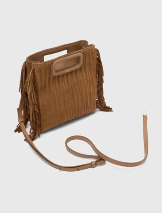 Sac M Bag en daim matelassé