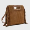 Sac M Bag en daim matelassé
