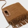 Sac M Bag en daim matelassé