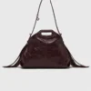 Sac Miss M en cuir craquelé