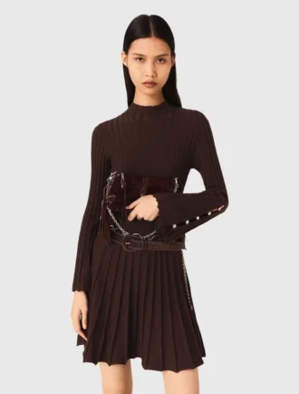Sac Miss M Pouch en cuir verni