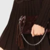 Sac Miss M Pouch en cuir verni Sac Miss M Pouch en cuir verni