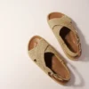 Sandales plates effet raphia Sandales plates effet raphia