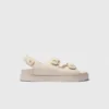Sandales plates en cuir Sandales plates en cuir