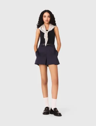 Short effet satiné