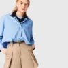 Short en coton plissé Short en coton plissé