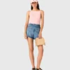 Short en denim tressé Short en denim tressé