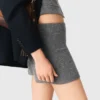 Short en maille avec strass Short en maille avec strass