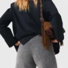 Short en maille avec strass Short en maille avec strass