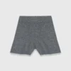 Short en maille avec strass Short en maille avec strass