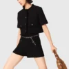 Short en tweed brillant Short en tweed brillant