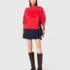 Sweat-shirt Paris New York Lettering