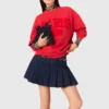 Sweat-shirt Paris New York Lettering