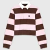 Sweat-shirt polo rayé Sweat-shirt polo rayé