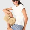 T-shirt ajusté à plis