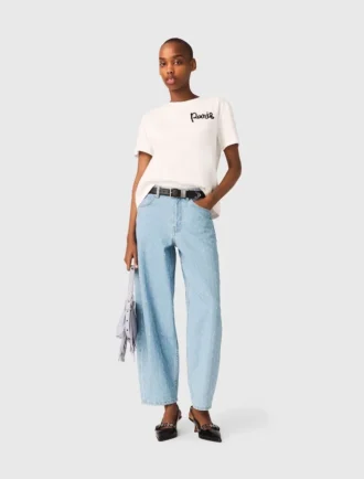 T-shirt avec logo Paris brodé