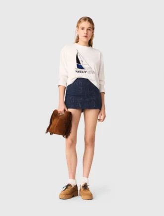 T-shirt imprimé bateau