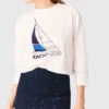 T-shirt imprimé bateau