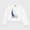 T-shirt imprimé bateau