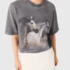 T-shirt imprimé cheval