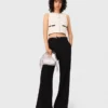 Top sans manches en tweed lurex Top sans manches en tweed lurex