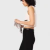 Top sans manches en tweed lurex Top sans manches en tweed lurex