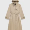Trench-coat à capuche amovible Trench-coat à capuche amovible