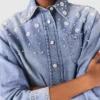 Veste chemise en denim Veste chemise en denim