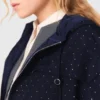 Veste coupe-vent à capuche avec strass