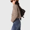 Veste courte à carreaux